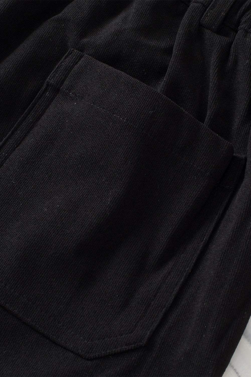 Half Elastic Waist Straight Pants - Trendsi - Flyclothing LLC