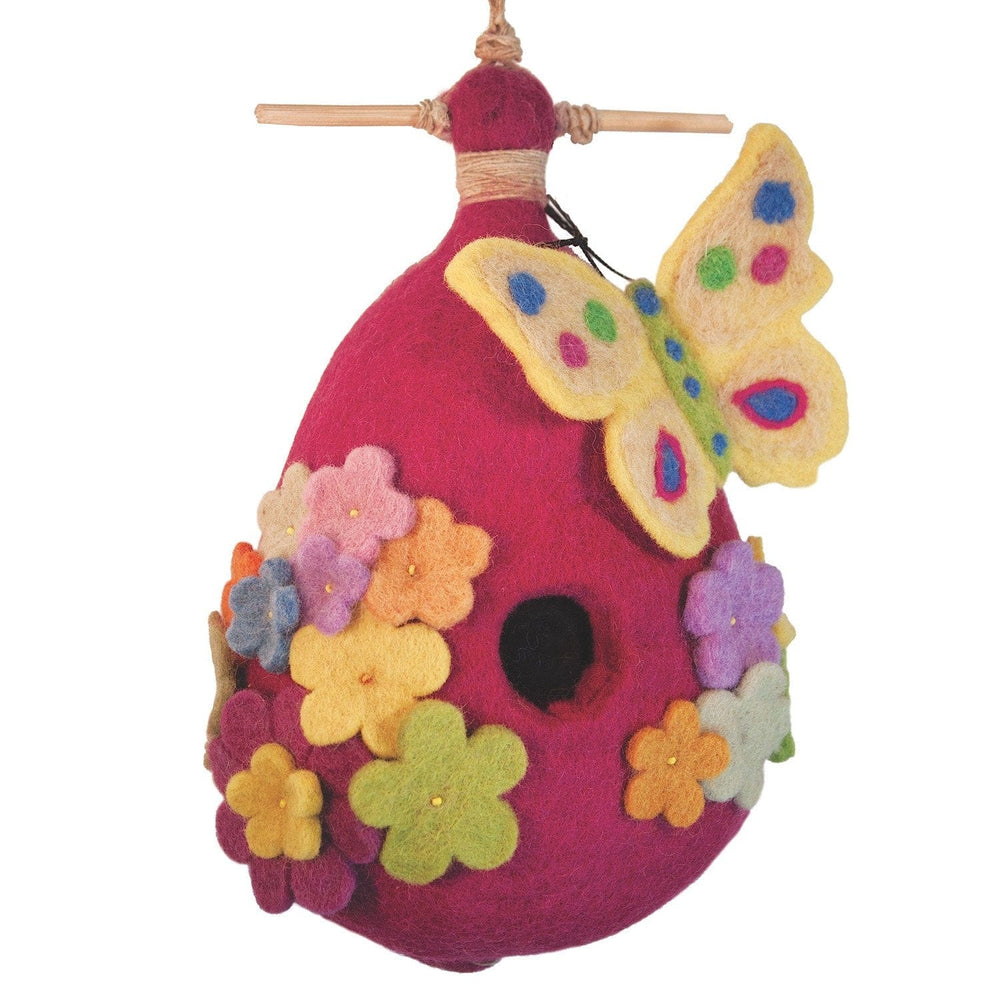 Felt Birdhouse - Butterfly - Wild Woolies - Wild Woolies
