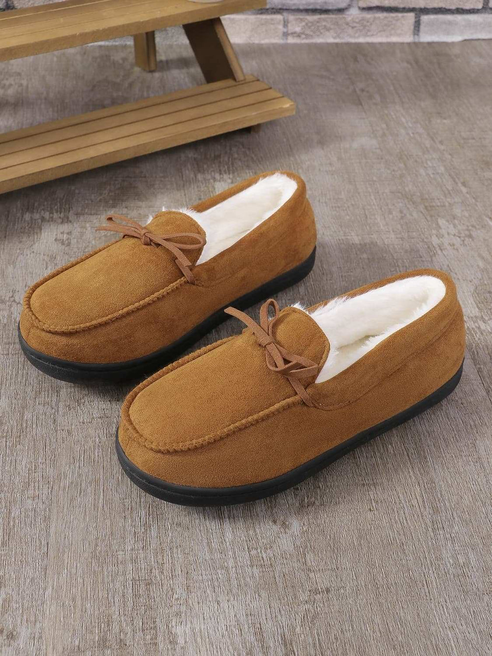 Bow Round Toe Flat Slip-Ons - Trendsi - Flyclothing LLC