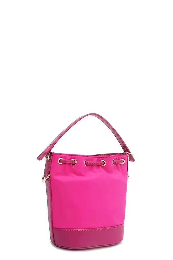 Nicole Lee USA Color Patch Bucket Bag - Trendsi - Flyclothing LLC