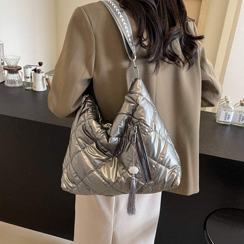 Quilted Nylon Travel Bag - Trendsi - Flyclothing LLC