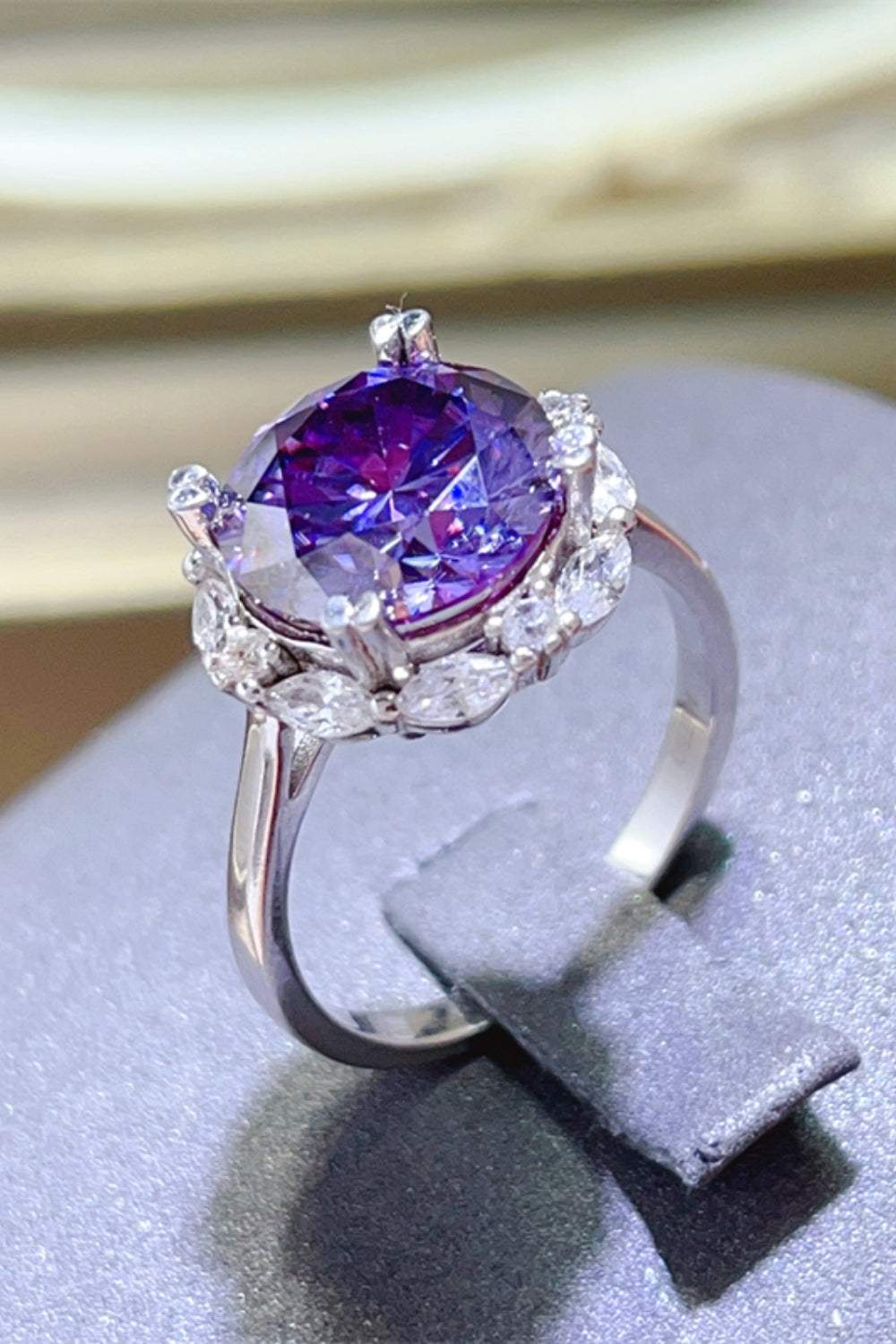 5 Carat Moissanite 925 Sterling Silver Ring - Trendsi - Flyclothing LLC