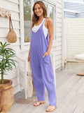 V-Neck Spaghetti Strap Jumpsuit - Trendsi - Flyclothing LLC