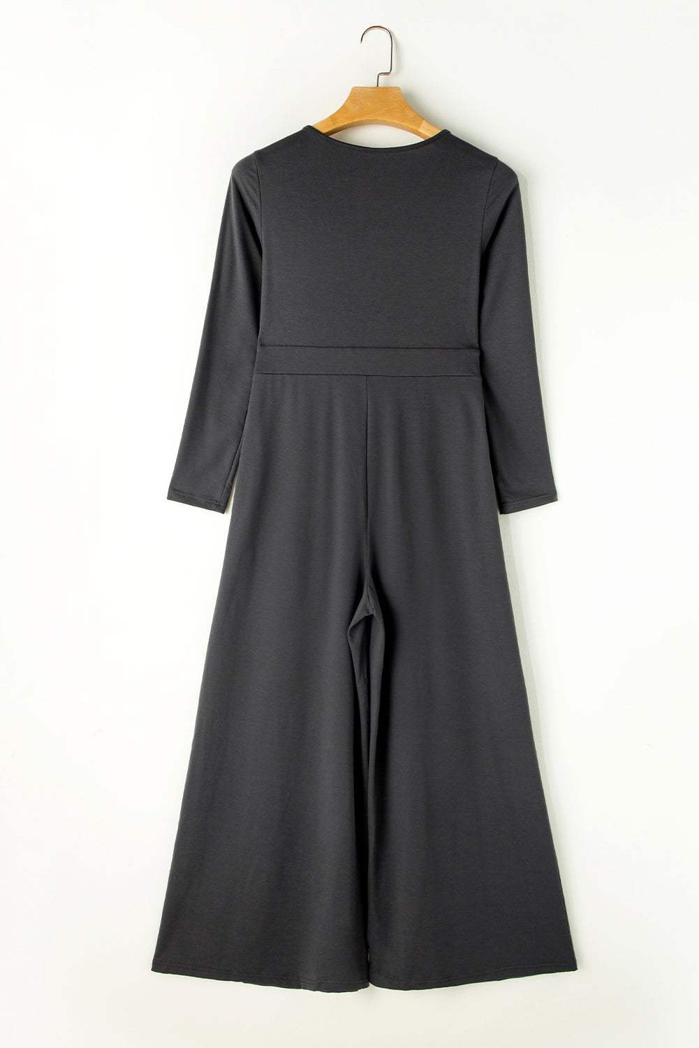 Pocketed Long Sleeve Wide Leg Jumpsuit - Trendsi - Flyclothing LLC