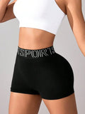High Waist Active Shorts - Trendsi