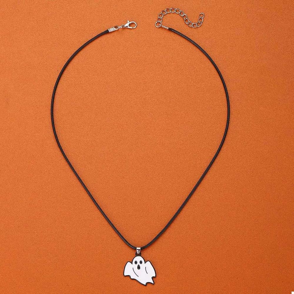 Halloween Ghost Pendant Necklace - Trendsi - Flyclothing LLC
