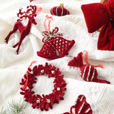 Christmas Velvet Hanging Ornament - Trendsi - Flyclothing LLC