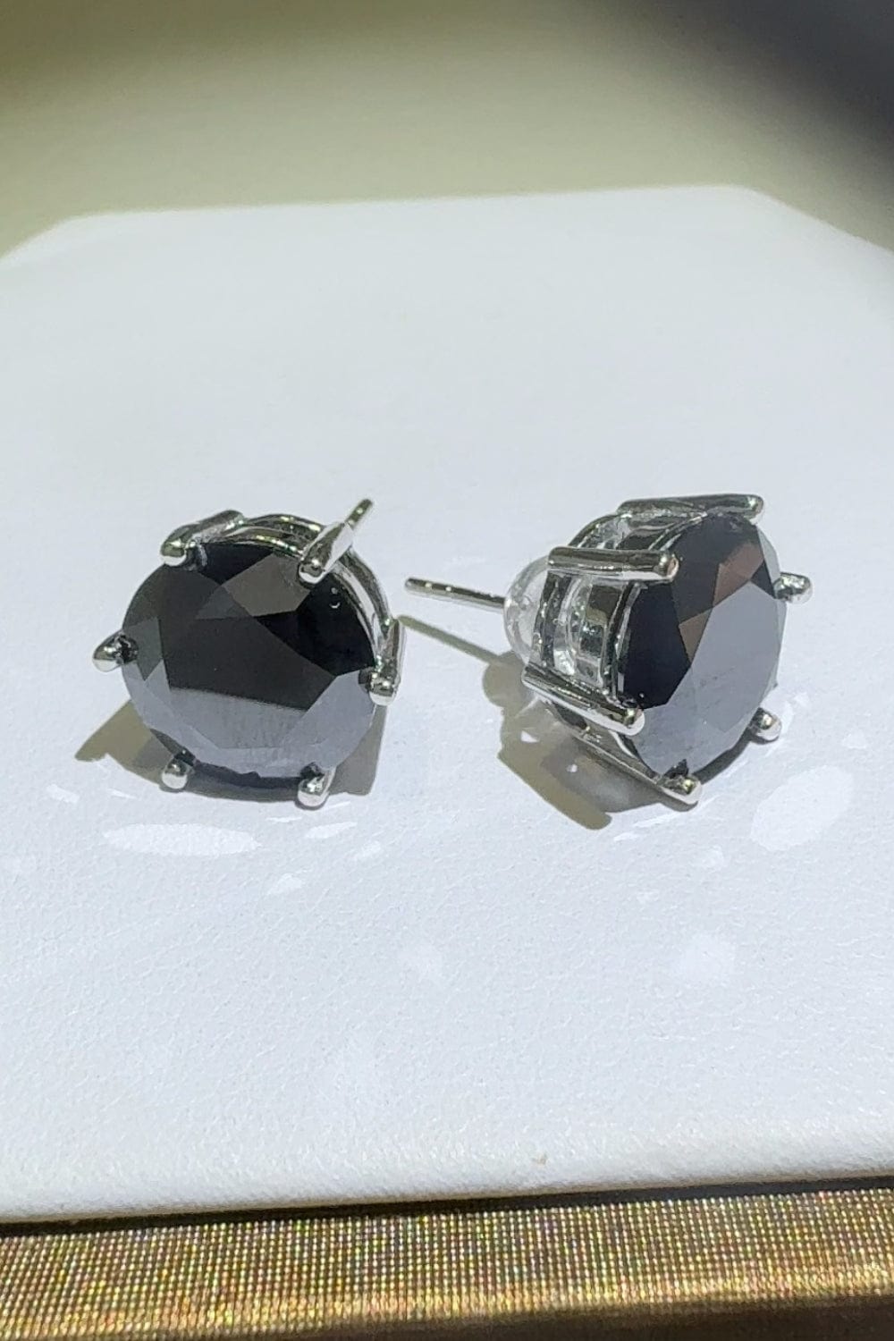 4 Carat  Moissanite 925 Sterling Silver Stud Earrings - Trendsi