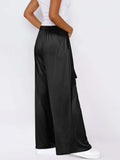 Tied Wide Leg Pants with Pockets - Trendsi - Flyclothing LLC