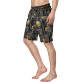 Baha Ranch Cyber Digital Gaming Men's Beach Board Swim Shorts