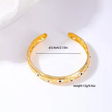 Evil Eye Open Bangle Bracelet - Trendsi - Flyclothing LLC