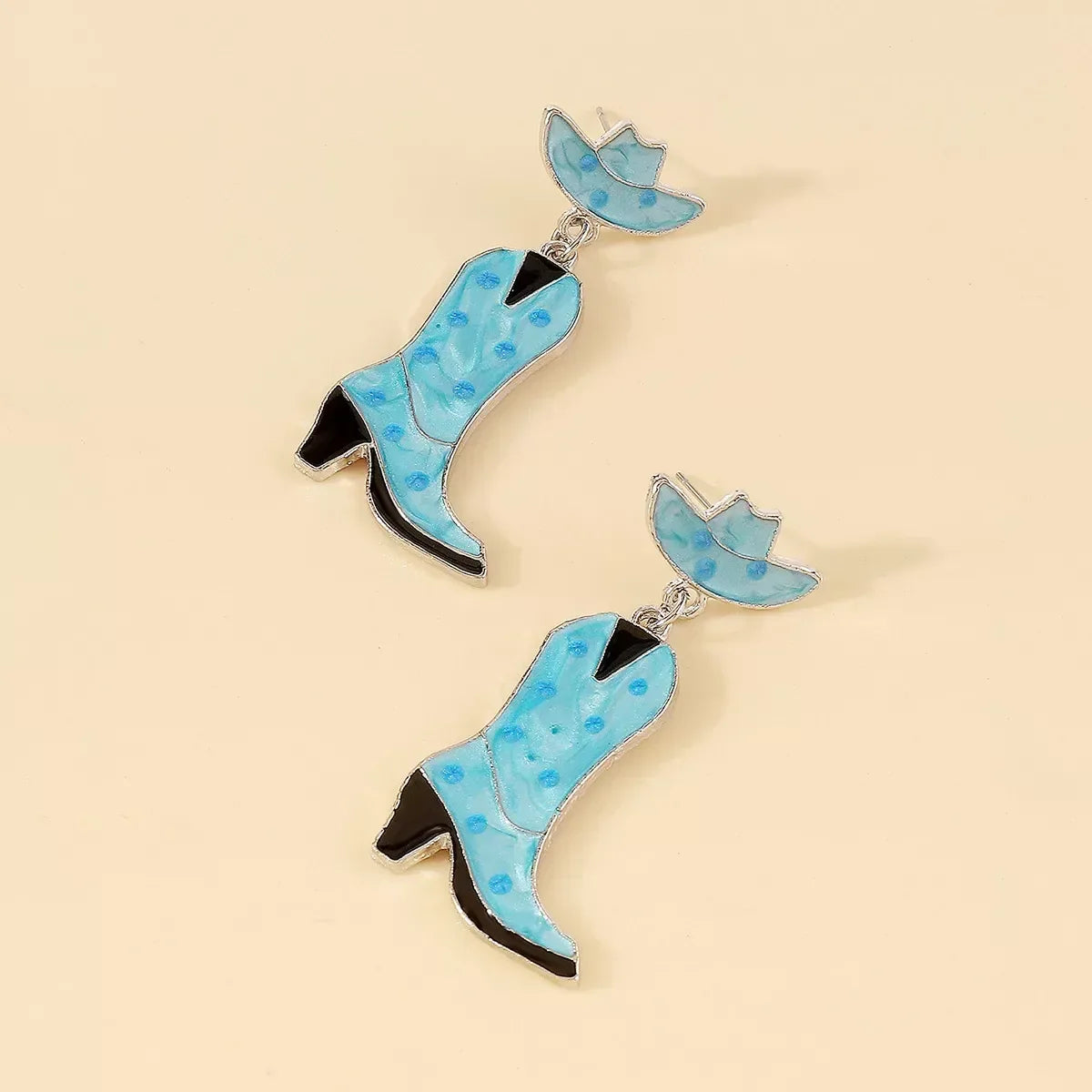 Cowboy Boot Dangle Earrings - Trendsi - Flyclothing LLC