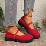 Round Toe Slip-Ons - Trendsi - Flyclothing LLC
