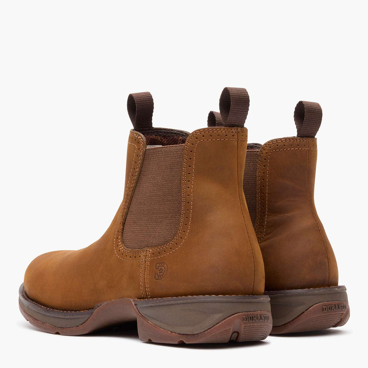 Durango Red Dirt Rebel Steel Toe Chelsea Work Boot Brawny Brown