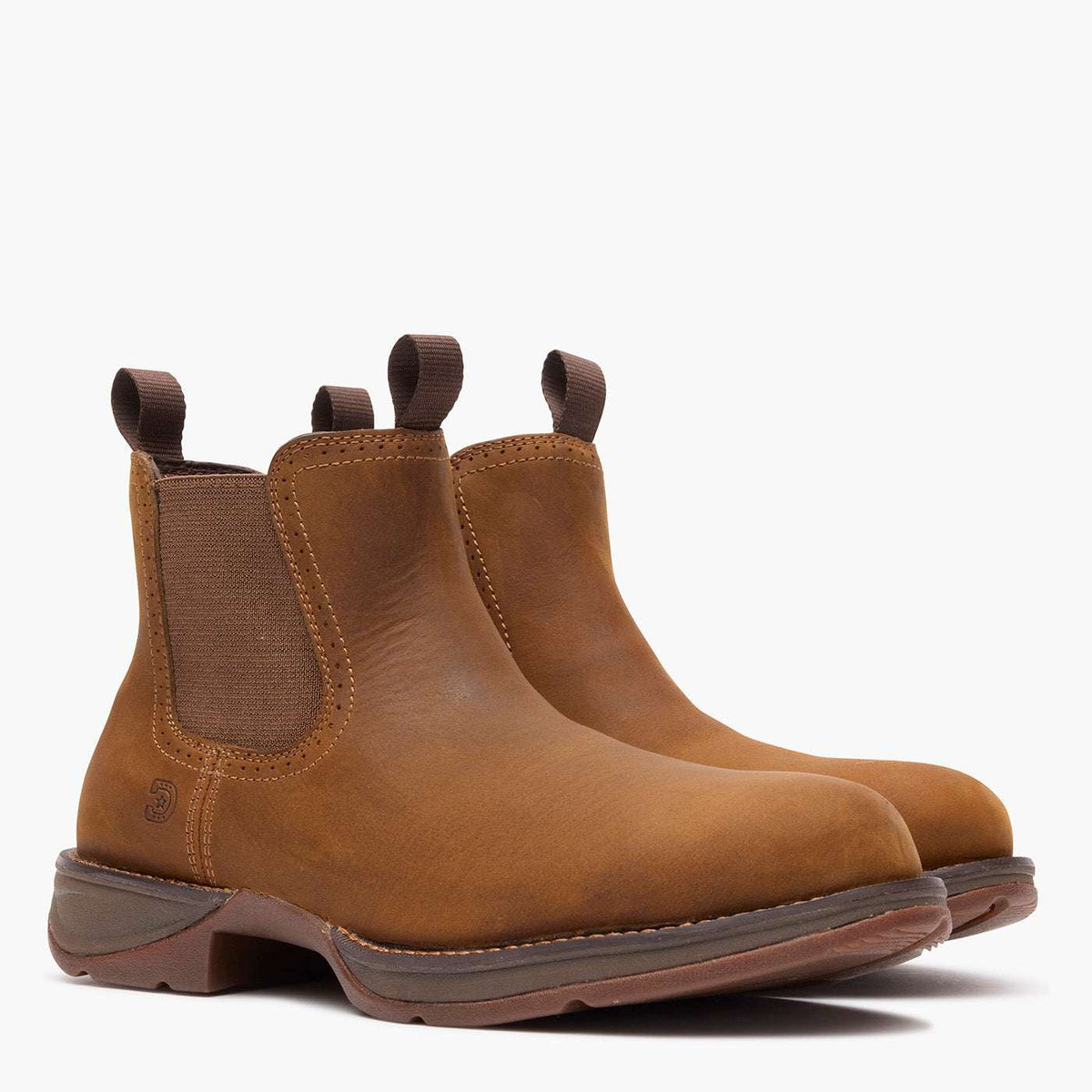 Durango Red Dirt Rebel Steel Toe Chelsea Work Boot Brawny Brown
