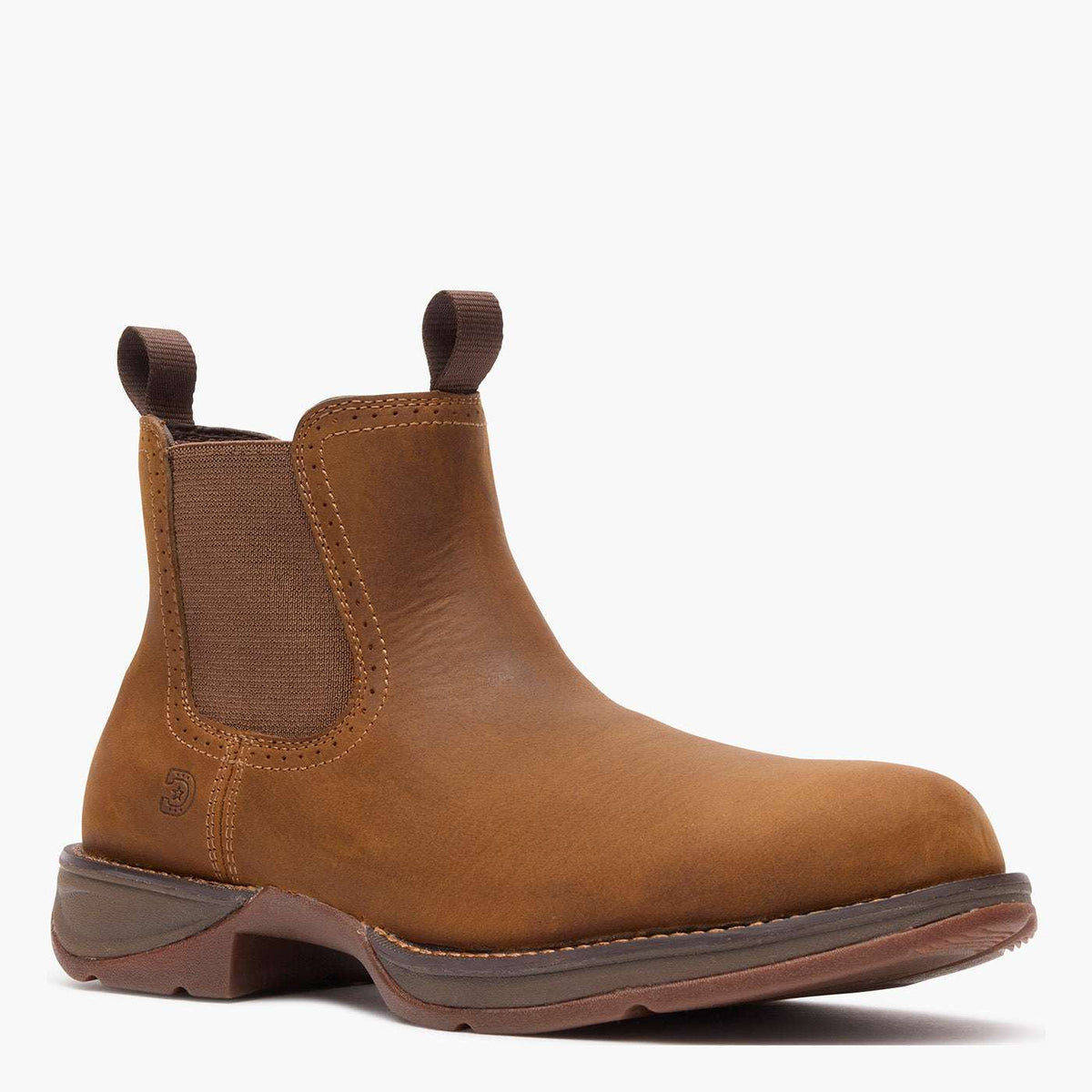Durango Red Dirt Rebel Steel Toe Chelsea Work Boot Brawny Brown