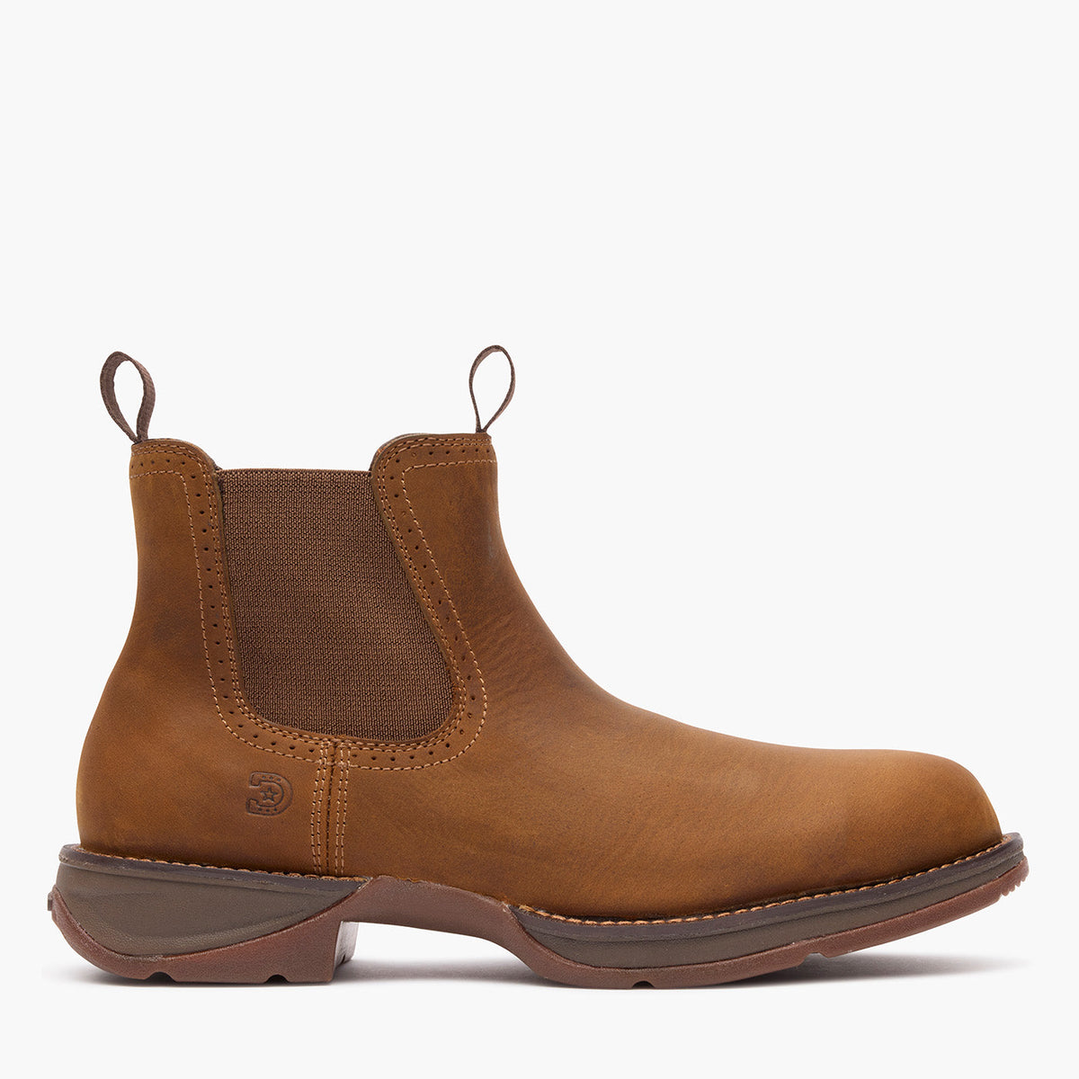 Durango Red Dirt Rebel Steel Toe Chelsea Work Boot Brawny Brown