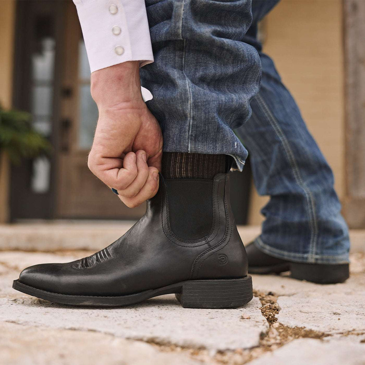 Durango Shyloh Chelsea Boot Polished Black Onyx