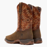 Durango Maverick XP Waterproof Steel Toe Work Boot Cognac And Bark Brown