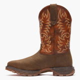 Durango Maverick XP Waterproof Steel Toe Work Boot Cognac And Bark Brown