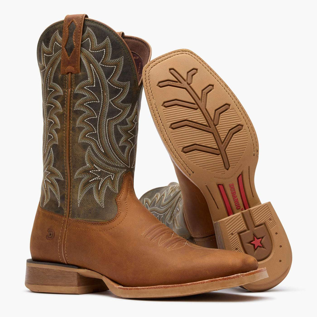 Durango Rebel Pro Western Boot Aztec Brown / Olive - Durango - Flyclothing LLC