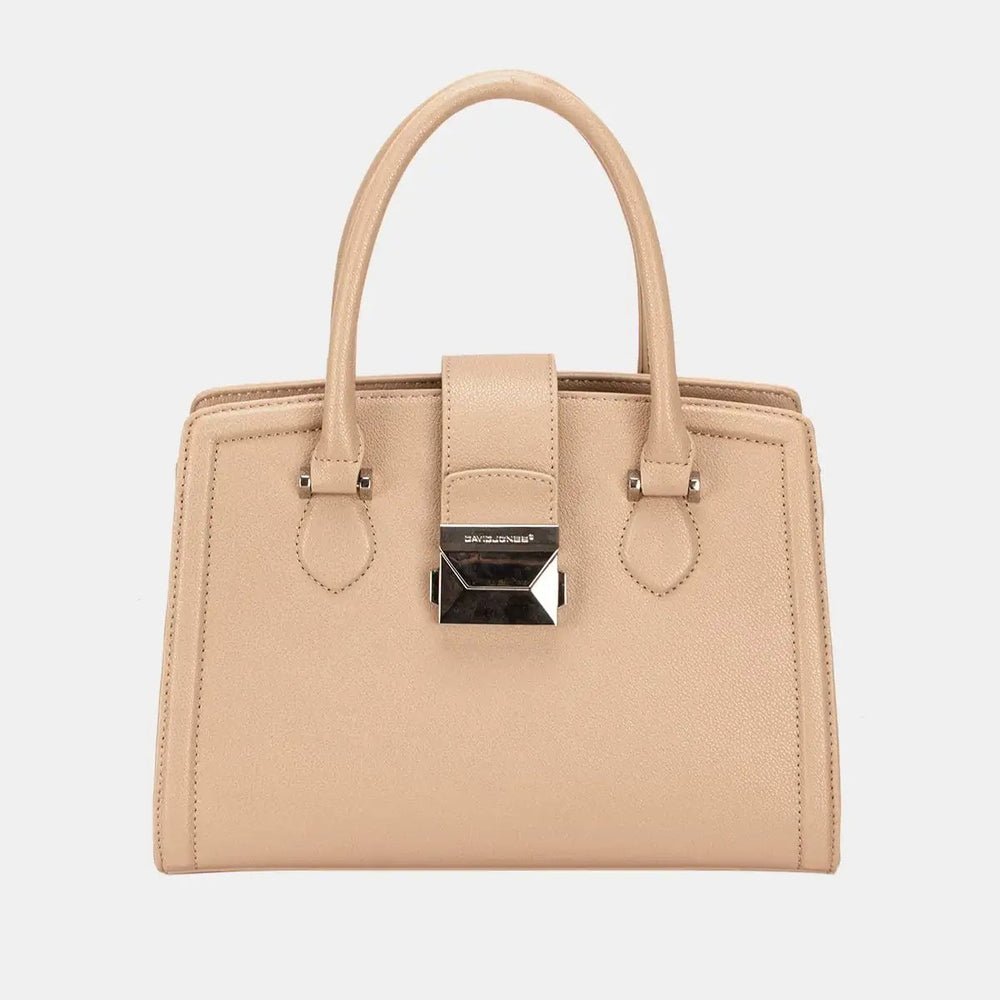 David Jones PU Leather Handbag - Trendsi