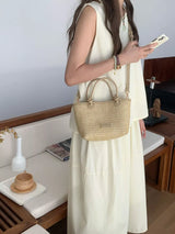 Straw Woven Crossbody Bag - Trendsi - Flyclothing LLC
