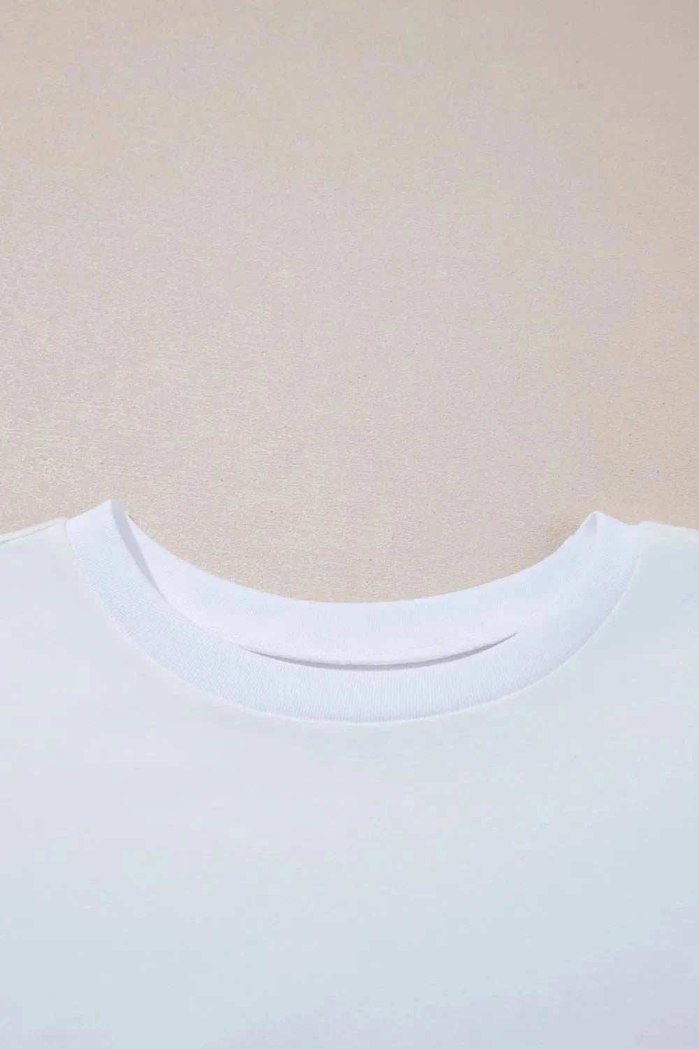 Loose Half Sleeve Hi Low Hem T Shirt - Trendsi - Flyclothing LLC