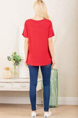 Heimish Full Size Leopard Lip Round Neck Short Sleeve T-Shirt Plus Size - Trendsi - Flyclothing LLC