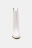 Beast Fashion Butterfly Cut Detail Point Toe Boots - Trendsi
