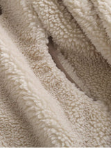 Zip Up Long Sleeve Plush Jacket - Trendsi - Flyclothing LLC