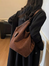 Solid Color Tote Bag - Trendsi - Flyclothing LLC