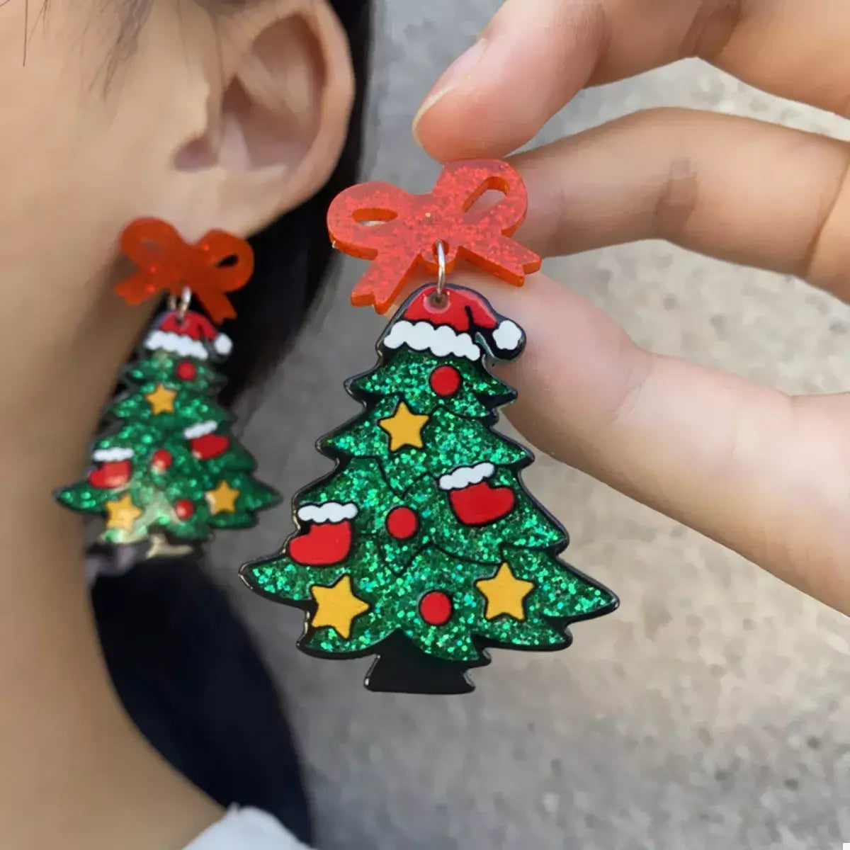 Christmas Dangle Earrings - Trendsi - Flyclothing LLC
