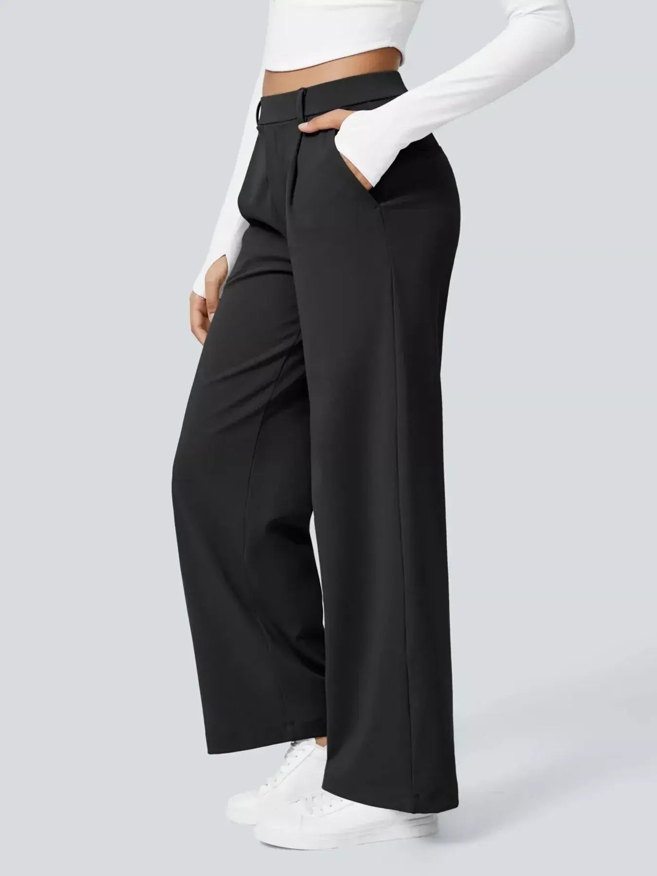 Wide Leg Pants - Trendsi - Flyclothing LLC