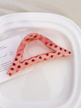 PC Polka Dot Hair Claw Clip - Trendsi - Flyclothing LLC