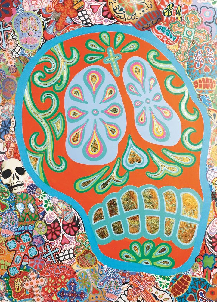 Black Market Art Company Dead Orange Print