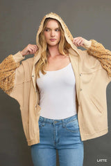 Umgee Sequined French Terry Jacket - Trendsi - Flyclothing LLC