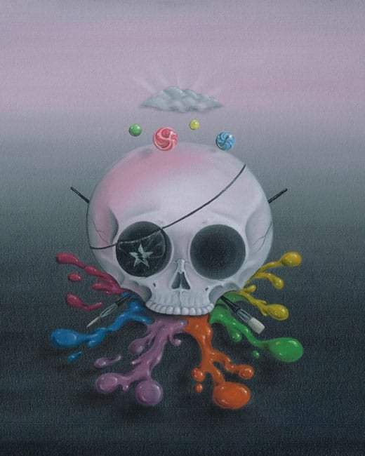 Black Market Art Company Dead Men Tell Tall Tails Print - Black Market Art Company - Flyclothing LLC