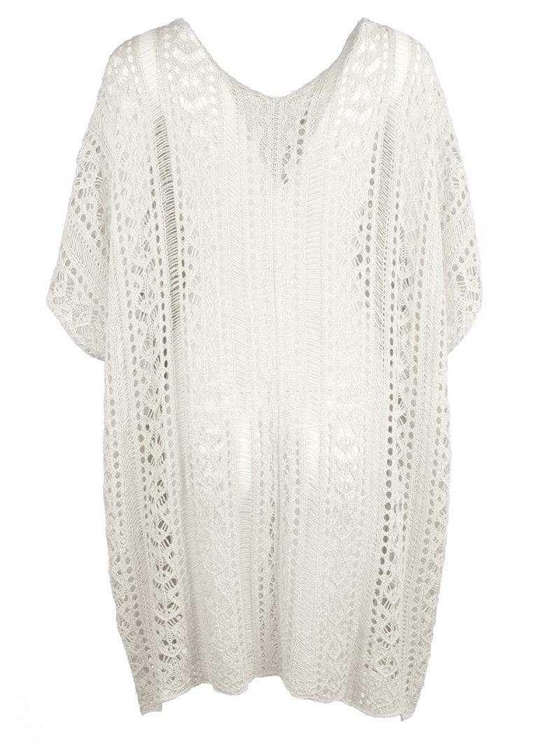 Cutout V-Neck Cover-Up with Tassel - Trendsi - Flyclothing LLC