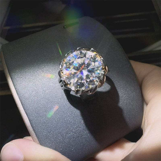 3 Carat 925 Sterling Silver Moissanite Ring - Trendsi - Flyclothing LLC