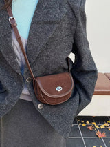 Suede Flap Crossbody Bag - Trendsi - Flyclothing LLC