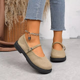 Round Toe Slip-Ons - Trendsi - Flyclothing LLC