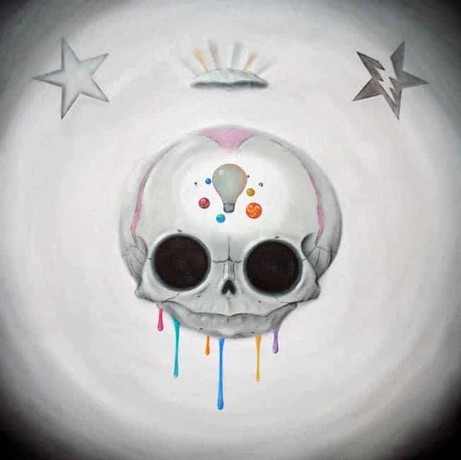 Black Market Art Company Deep in the Skull Print