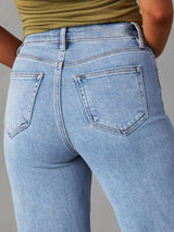 Raw Hem Loose Fit Jeans - Trendsi - Flyclothing LLC