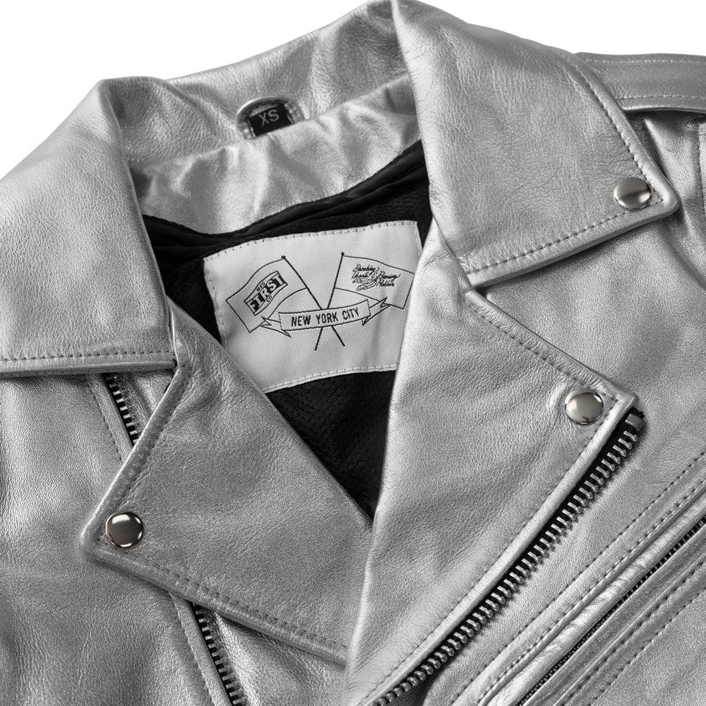 Deirdre - Women's BHBR Motorcycle Leather Jacket - First Manufacturing Company - Flyclothing LLC