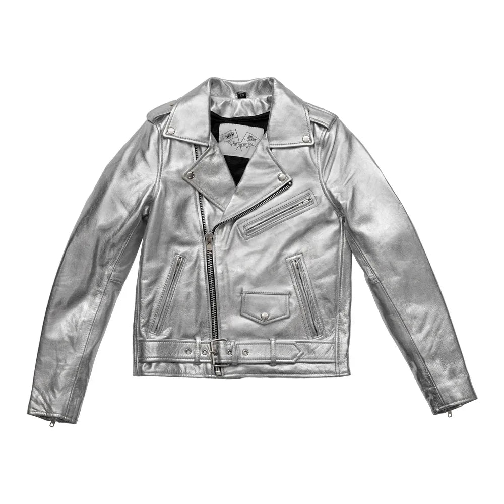 Deirdre - Women's BHBR Motorcycle Leather Jacket - First Manufacturing Company - Flyclothing LLC
