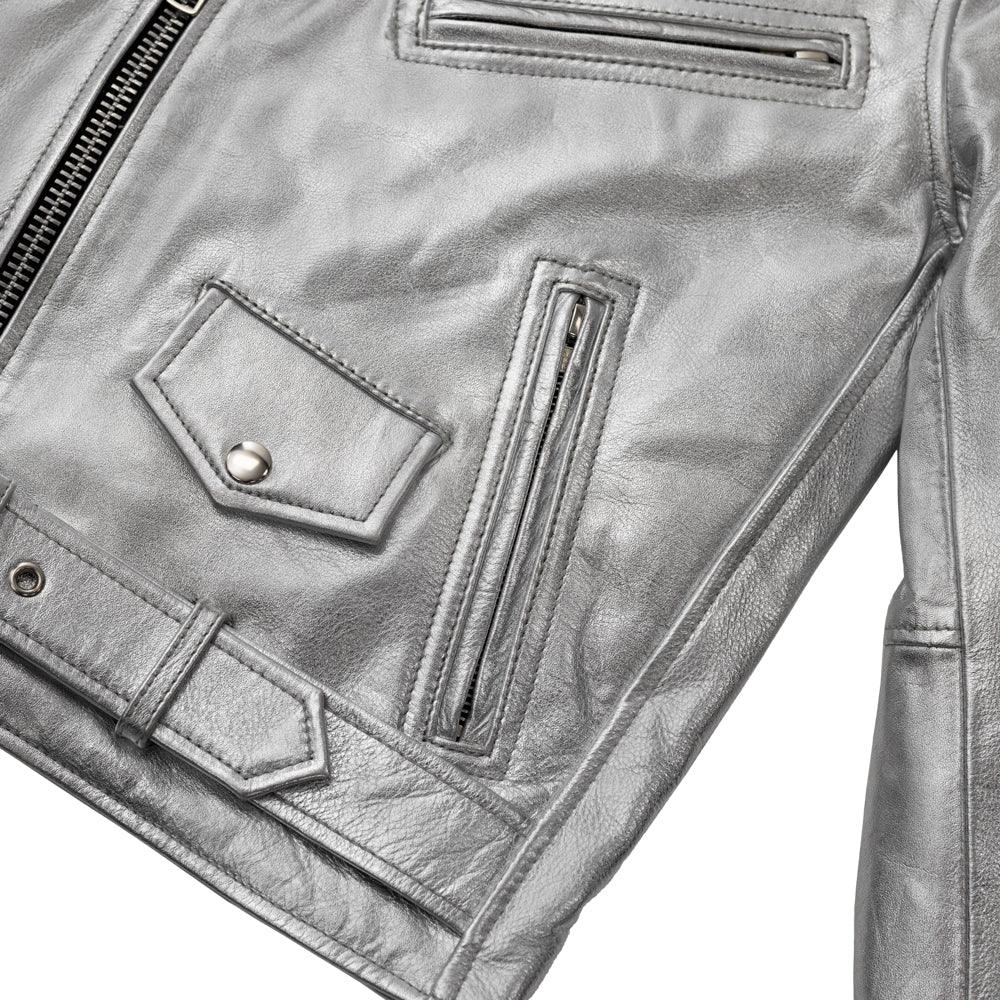 Deirdre - Women's BHBR Motorcycle Leather Jacket - First Manufacturing Company - Flyclothing LLC