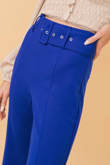 COUNTDOWN THE HOURS WOVEN FLARED PANTS - Flying Tomato - Flyclothing LLC