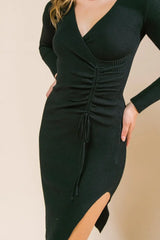 STYLE SIGN SWEATER DRESS - Flying Tomato - Flyclothing LLC
