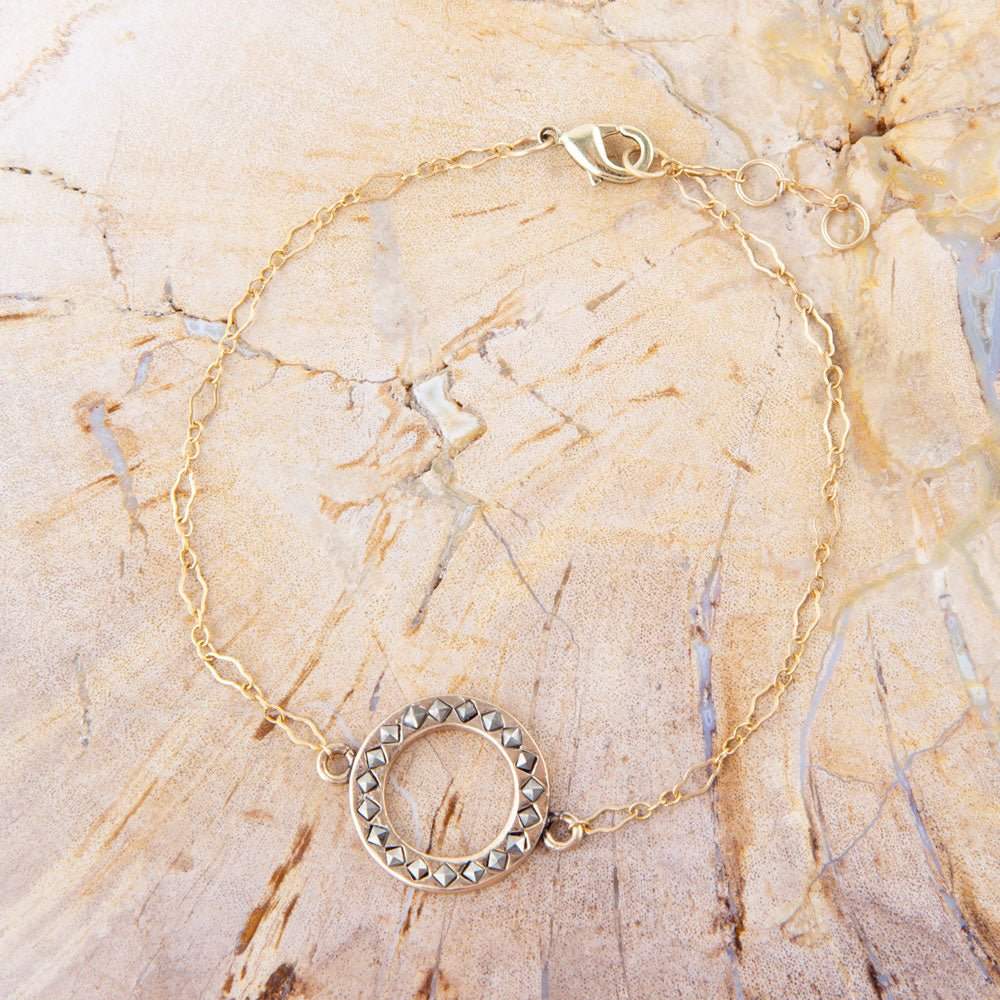 Delicate Stones Line Bronze Bracelet - Barse Jewelry - Flyclothing LLC